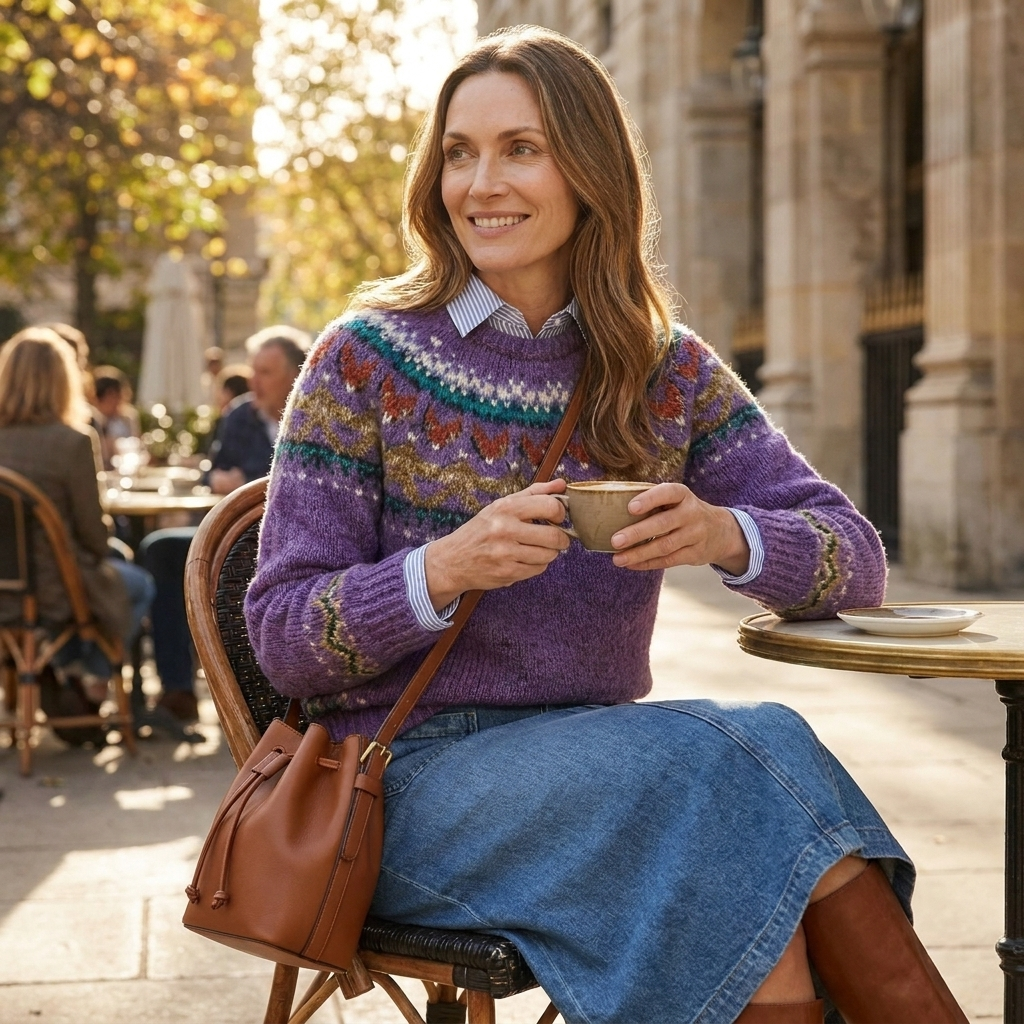 Vossara | Classic Vintage Knit Sweater