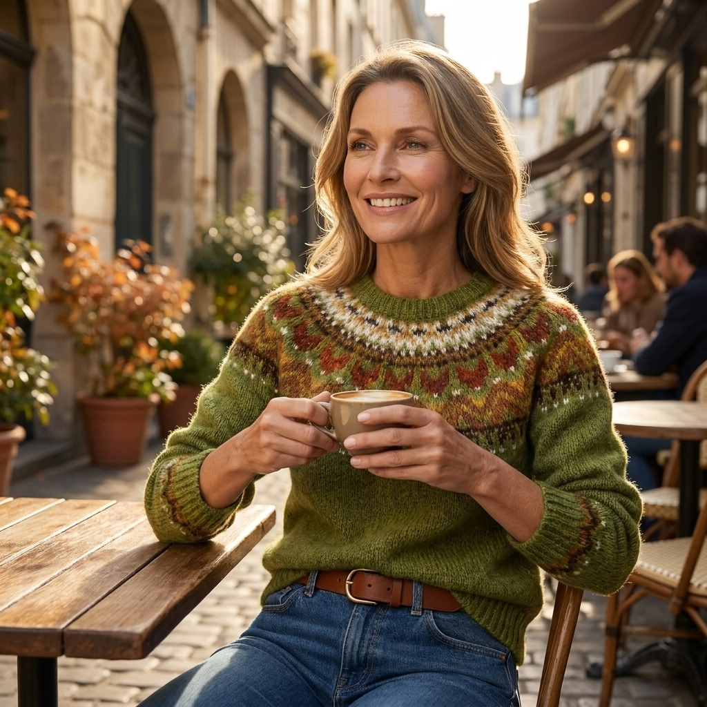 Ruvelle | Classic Vintage Knit Sweater