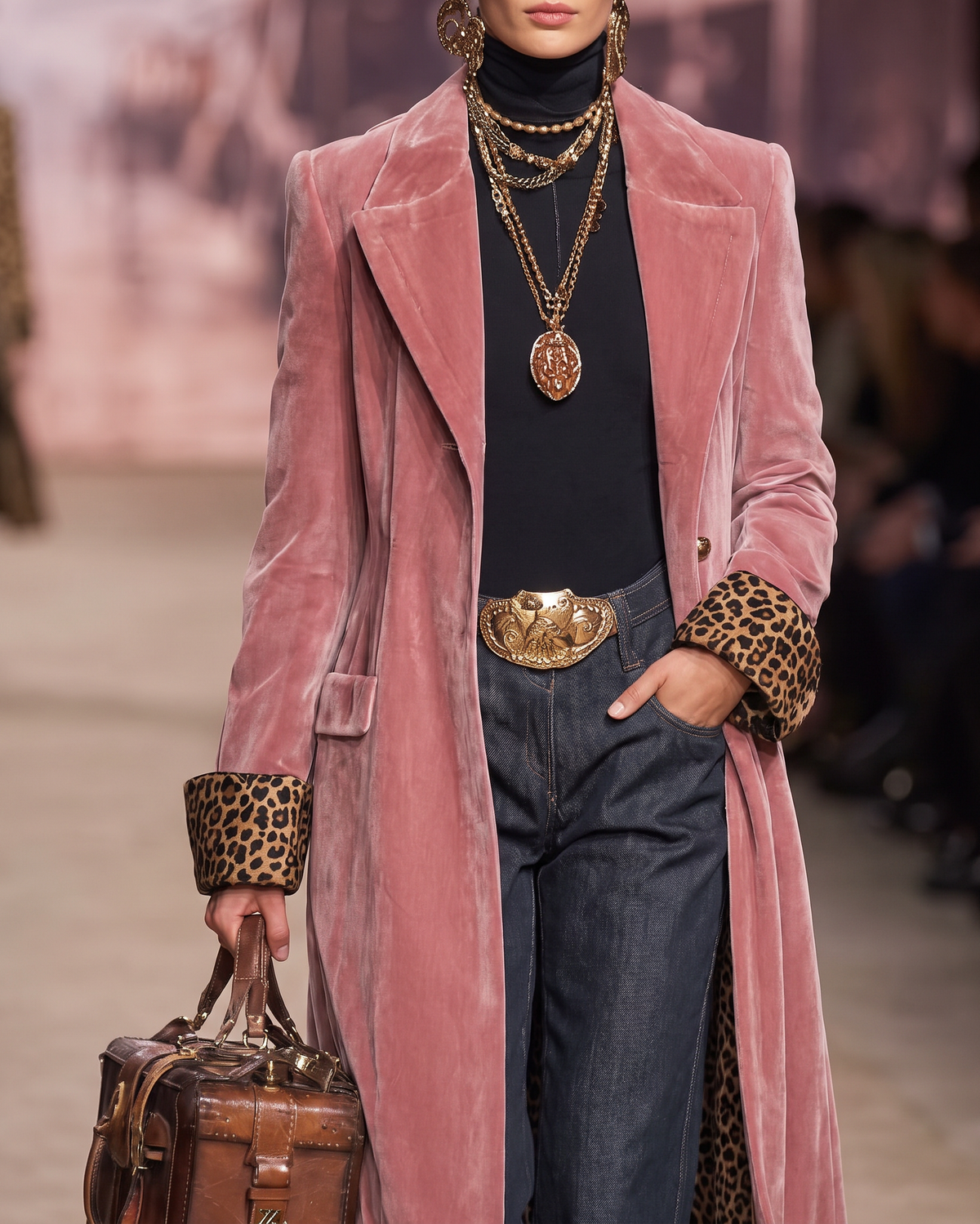 Capucine | Tailored Velvet Long Coat