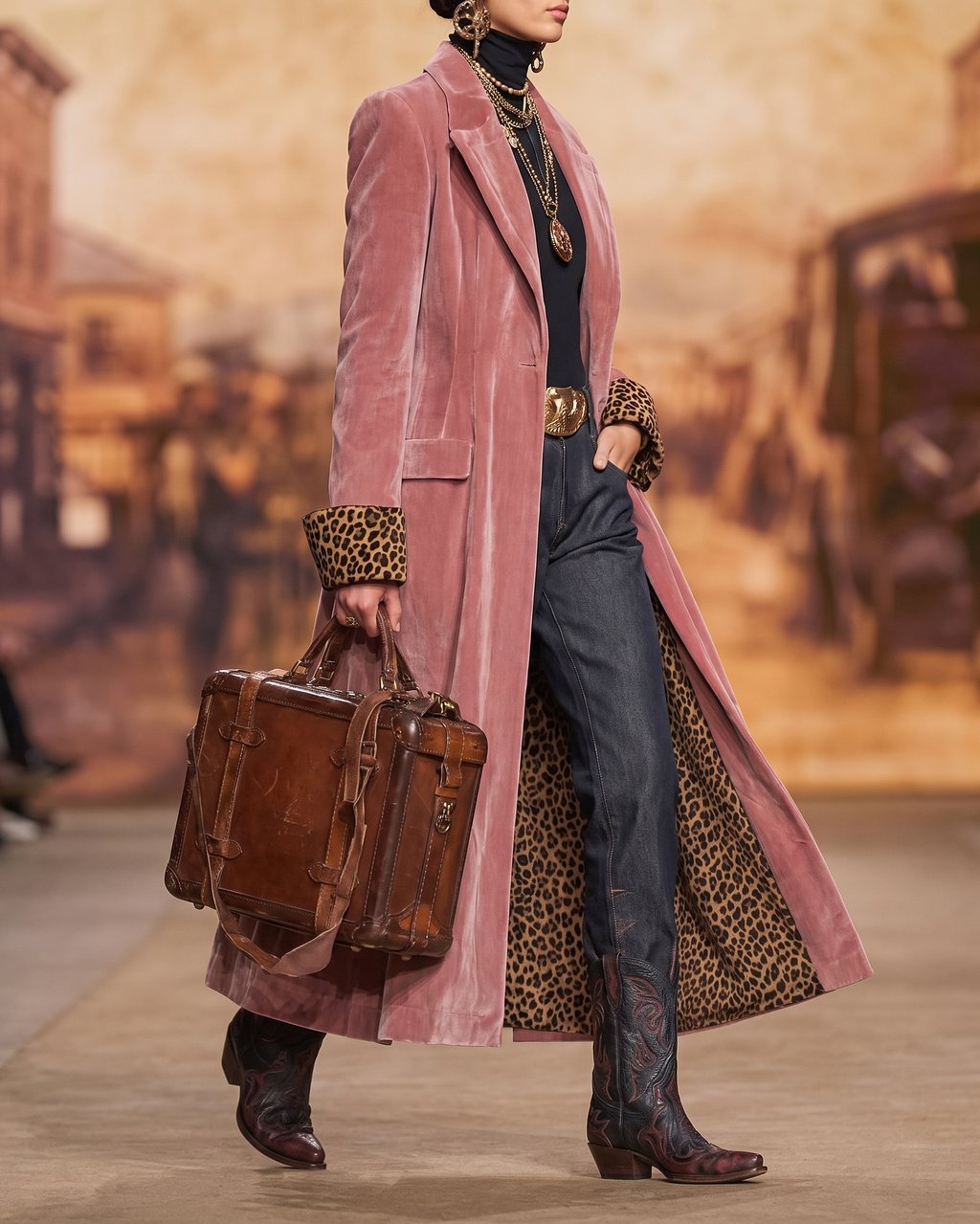 Capucine | Tailored Velvet Long Coat