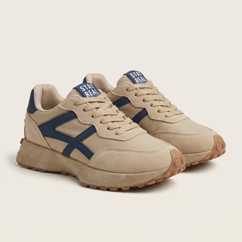Marlina | Orthopedic Retro Lace-Up Sneakers