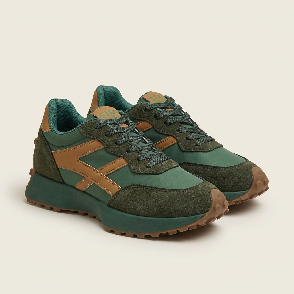 Marlina | Orthopedic Retro Lace-Up Sneakers