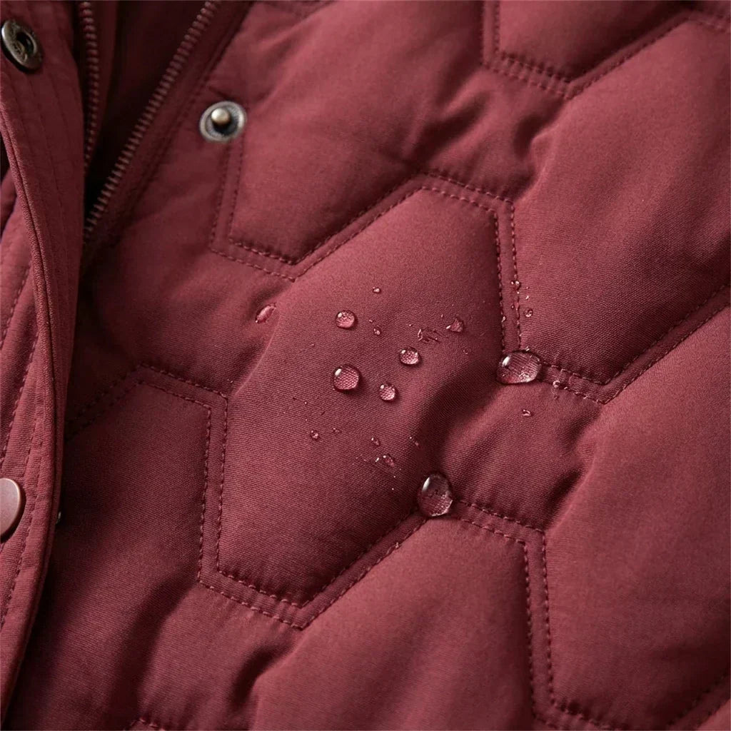 Siliana | Longline Hooded Quilted Coat