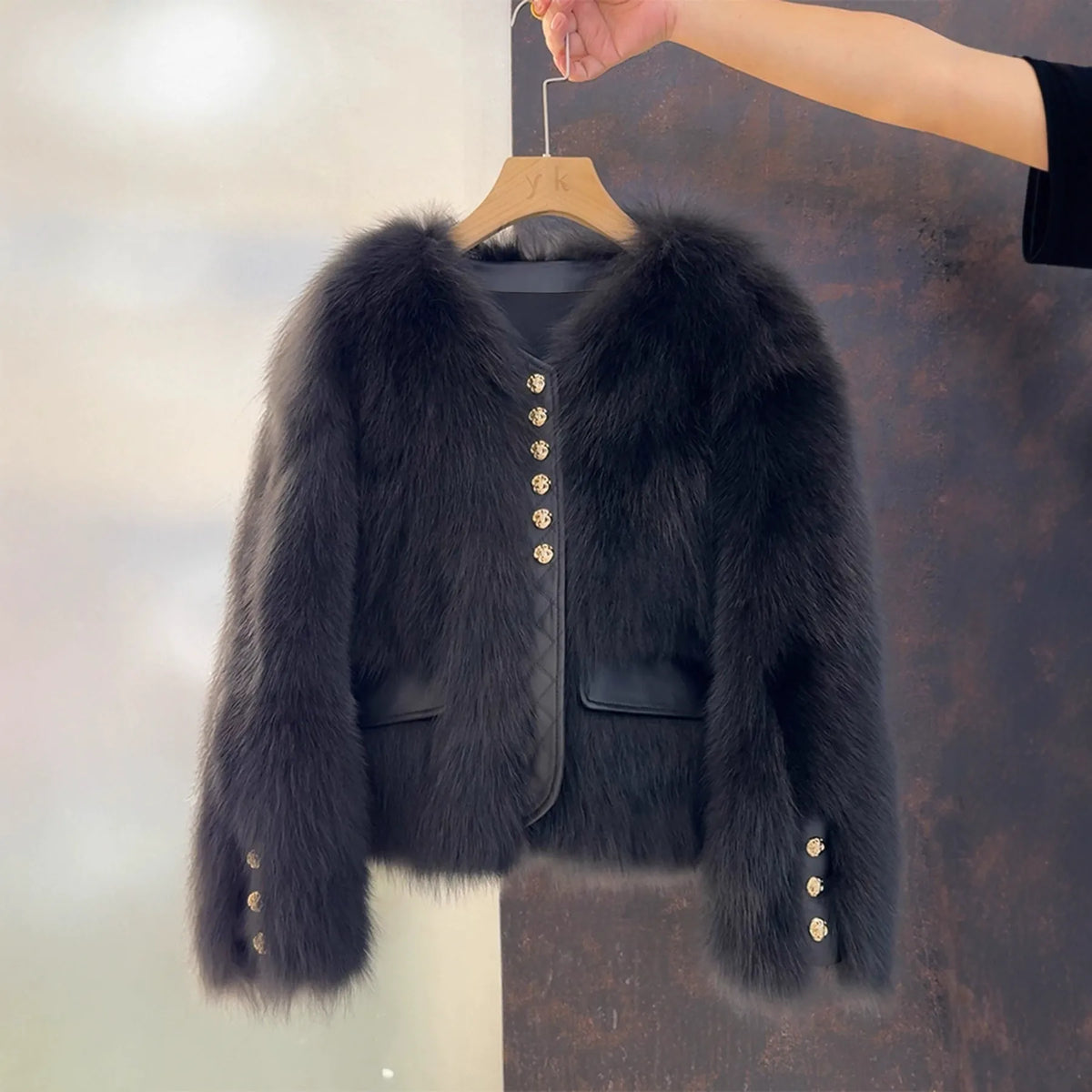 Selly | Cropped Wrap-Style Jacket
