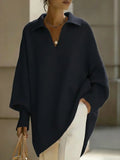 Nerina | V-Neck Batwing Sweater