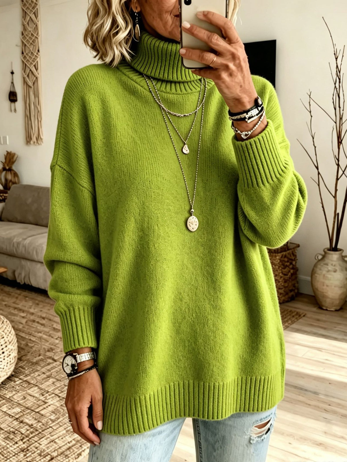 Wilhelmina | Relaxed Turtleneck Sweater