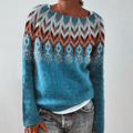 Eva | Retro Scandinavian Knitted Sweater