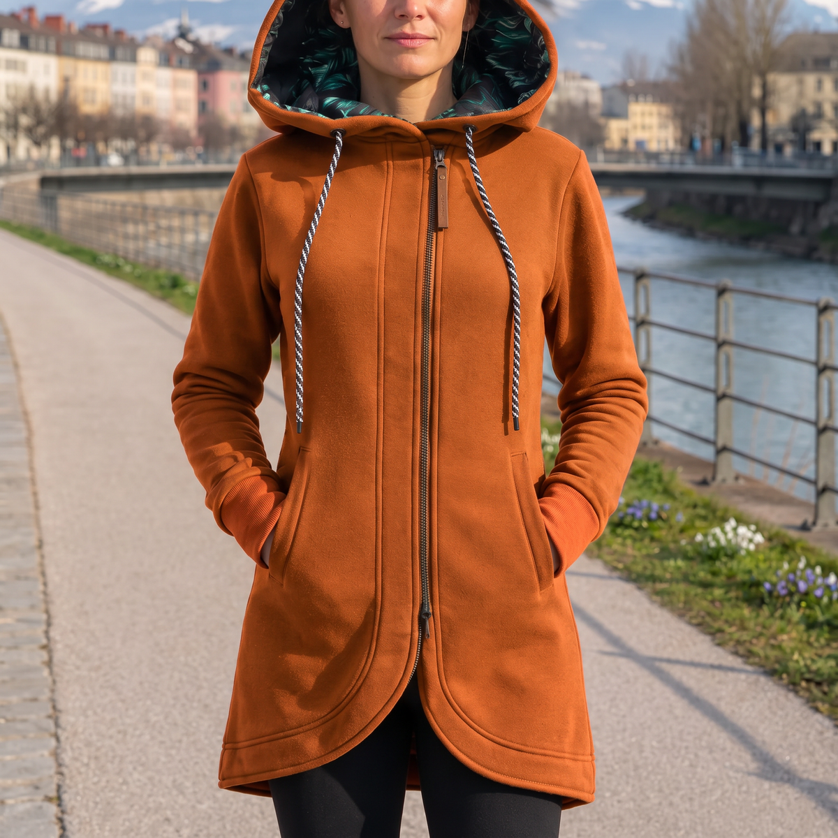 Freya | North West Jacket in Polar Rust